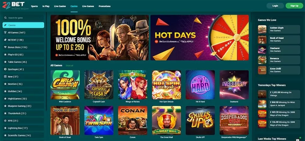 22bet android TOC 6
