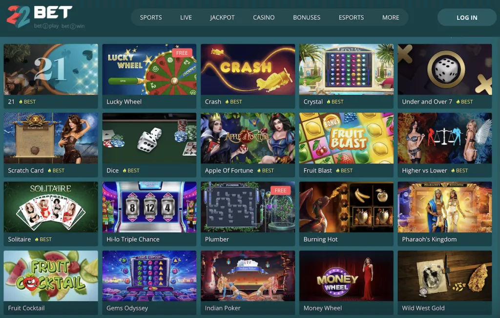 22bet casino​ 22betnow.com 