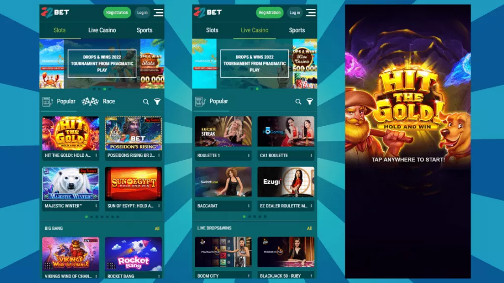 22bet casino TOC 5