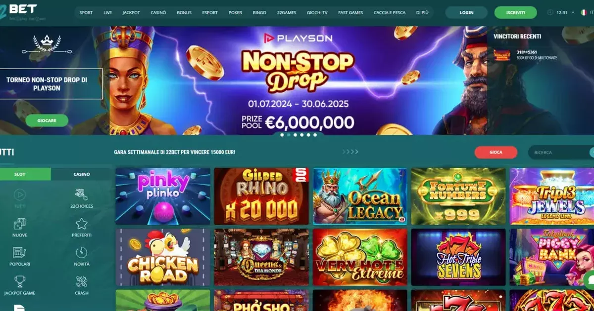 22bet è legale in italia 29