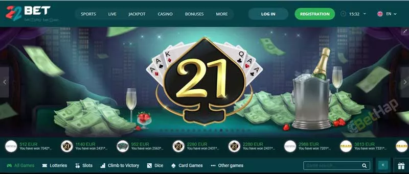 22bet android TOC 1